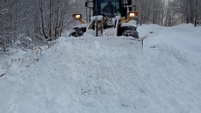 Kar nedeniyle 22 köy yolu kapandı