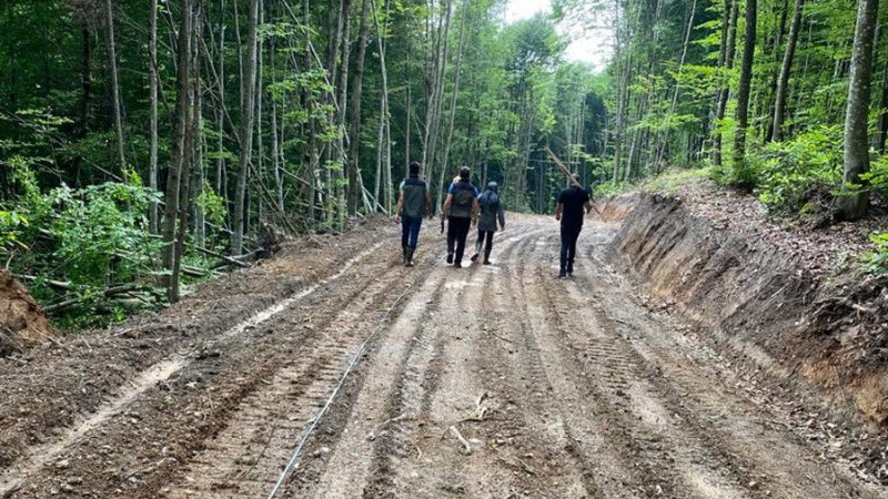 Düzce’de yeni yol çalışmaları tüm hızıyla devam ediyor