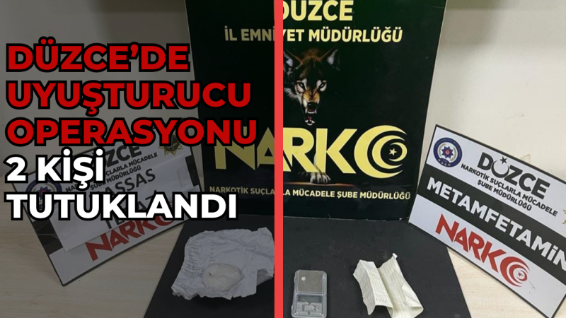 Düzce Anadolu Otoyolunda uyuşturucu operasyonu