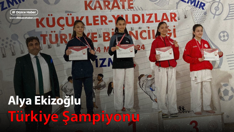 Alya Ekizoğlu Türkiye Şampiyonu