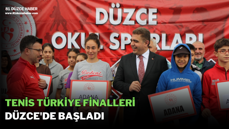 Tenis Türkiye Finalleri Düzce'de Başladı