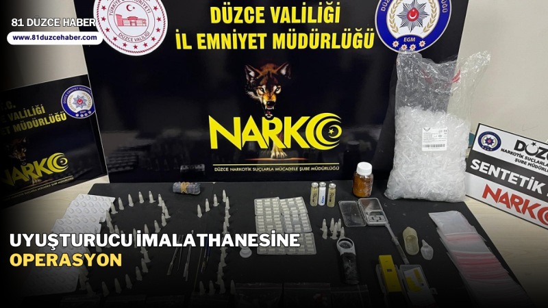 Uyuşturucu İmalathanesine Operasyon