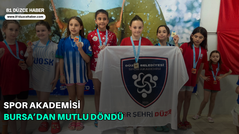 SPOR AKADEMİSİ BURSA’DAN MUTLU DÖNDÜ