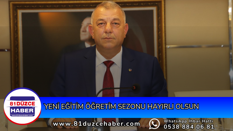 Yeni Eğitim Öğretim Sezonu Hayırlı Olsun