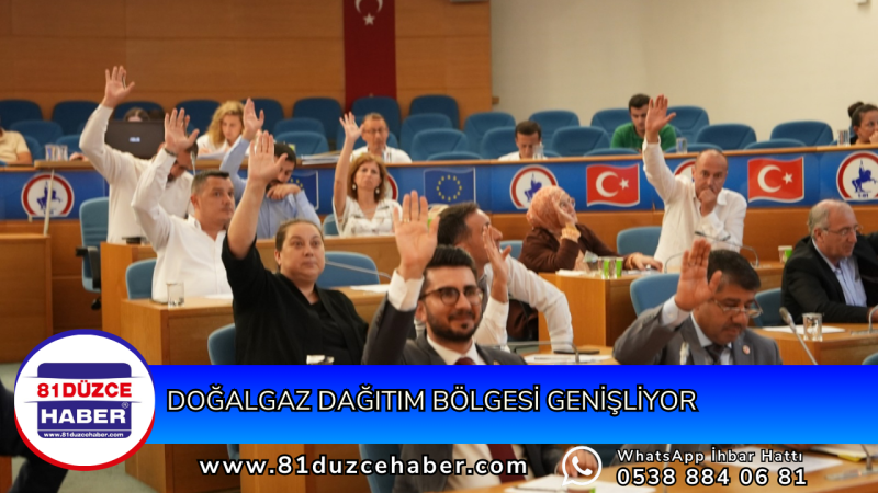 DOĞALGAZ DAĞITIM BÖLGESİ GENİŞLİYOR