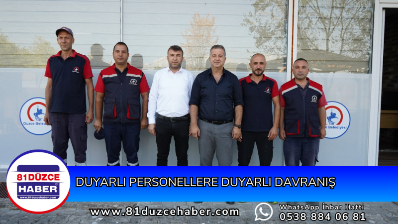 DUYARLI PERSONELLERE DUYARLI DAVRANIŞ 