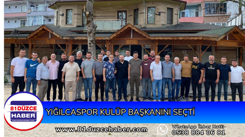 Yığılcaspor Kulüp Başkanını Seçti   