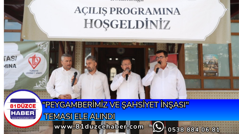 “Peygamberimiz ve Şahsiyet İnşası