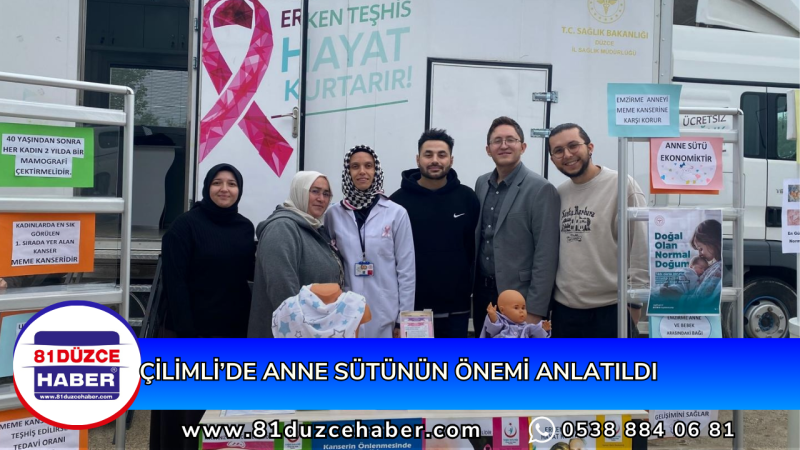 ÇİLİMLİ’DE ANNE SÜTÜNÜN ÖNEMİ ANLATILDI