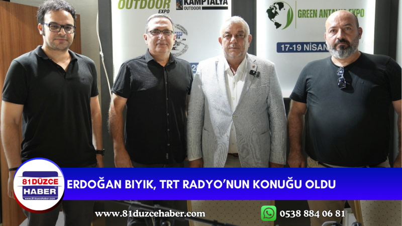 ERDOĞAN BIYIK, TRT RADYO’NUN KONUĞU OLDU