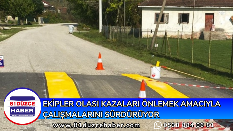 EKİPLER OLASI KAZALARI ÖNLEMEK AMACIYLA ÇALIŞMALARINI SÜRDÜRÜYOR