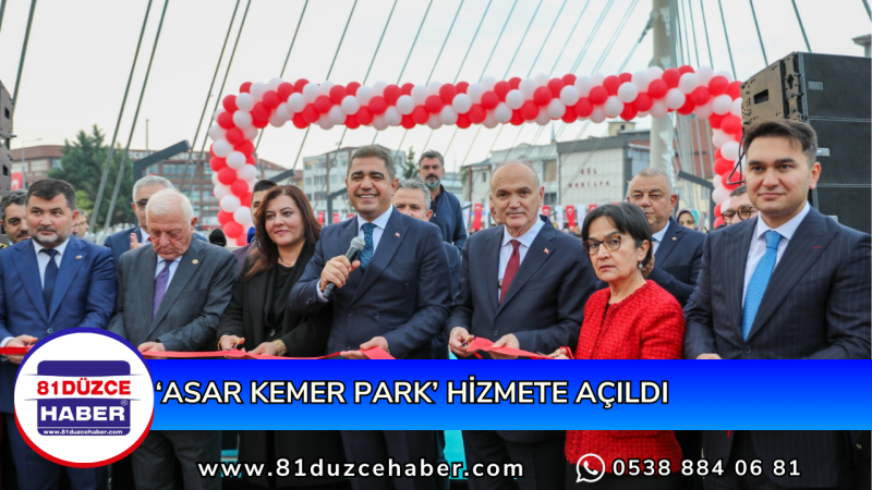 ‘ASAR KEMER PARK’ HİZMETE AÇILDI