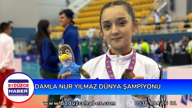 Damla Nur Yılmaz Dünya Şampiyonu 