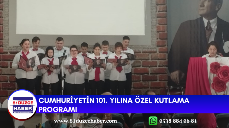 CUMHURİYETİN 101. YILINA ÖZEL KUTLAMA PROGRAMI