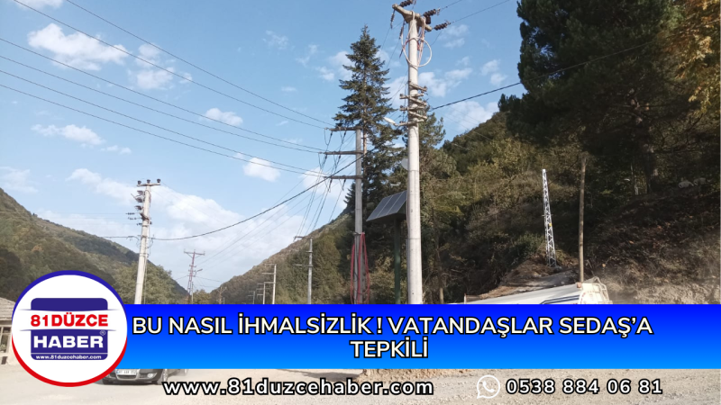 BU NASIL İHMALSİZLİK ! VATANDAŞLAR SEDAŞ’A TEPKİLİ 