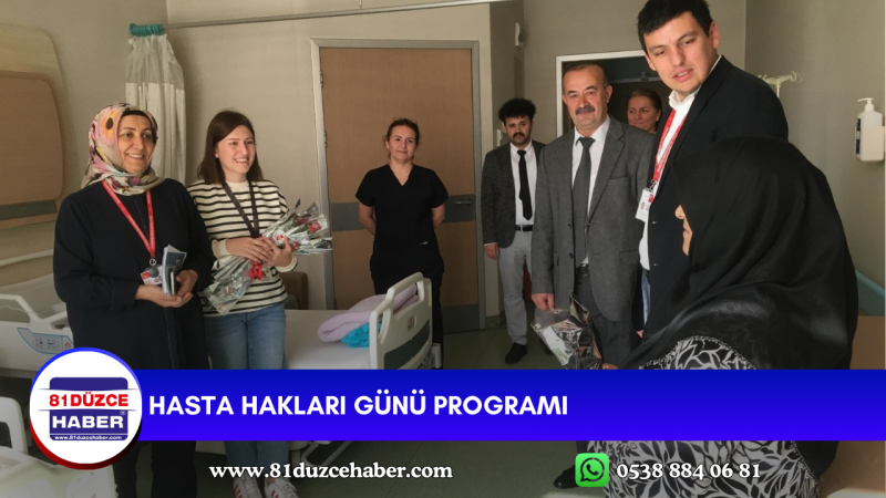 Hasta Hakları Günü Programı