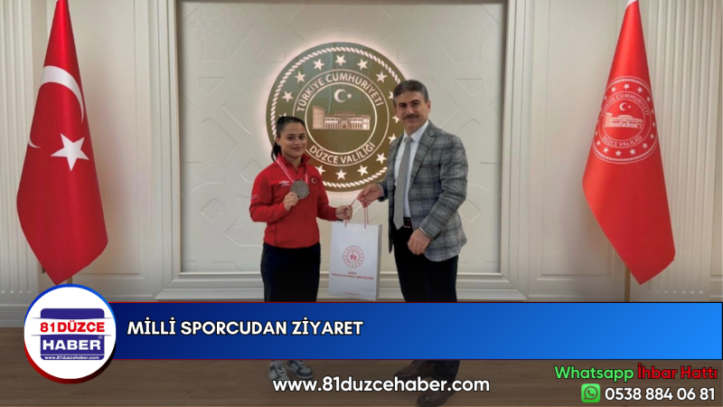 Milli Sporcudan Ziyaret 