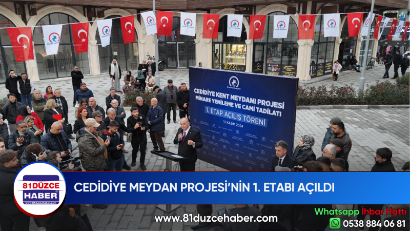 CEDİDİYE MEYDAN PROJESİ’NİN 1. ETABI AÇILDI