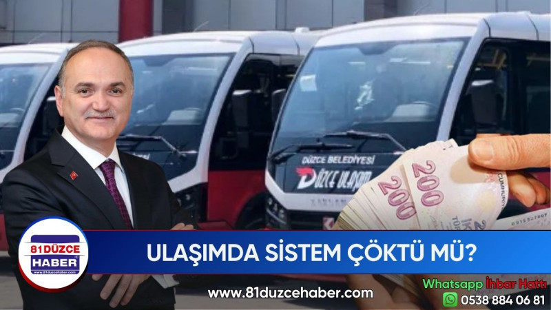 ULAŞIMDA SİSTEM ÇÖKTÜ MÜ?