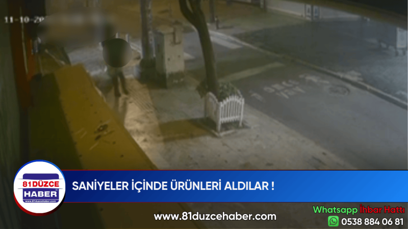 SANİYELER İÇİNDE ÜRÜNLERİ ALDILAR !