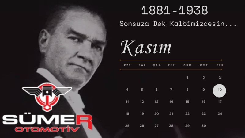 SÜMER OTOMATİV 10 KASIM İLANI