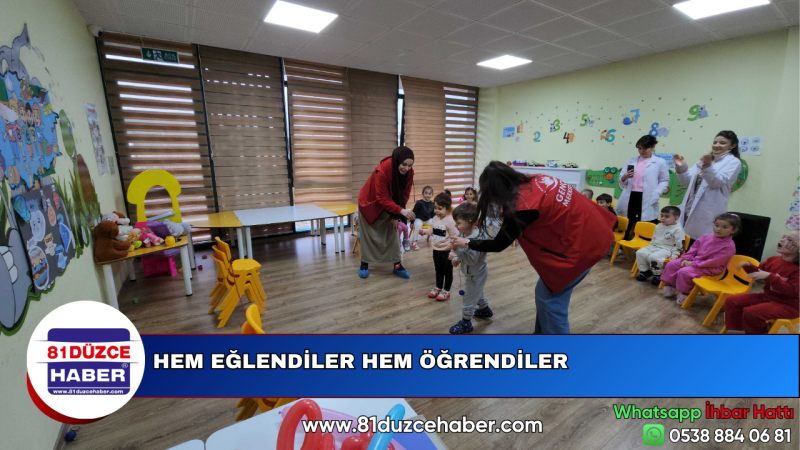 HEM EĞLENDİLER HEM ÖĞRENDİLER