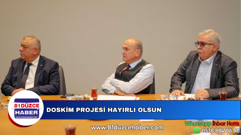 DOSKİM PROJESİ HAYIRLI OLSUN