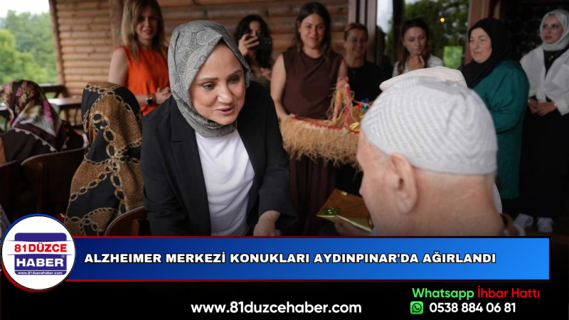 ALZHEIMER MERKEZİ KONUKLARI AYDINPINAR'DA AĞIRLANDI