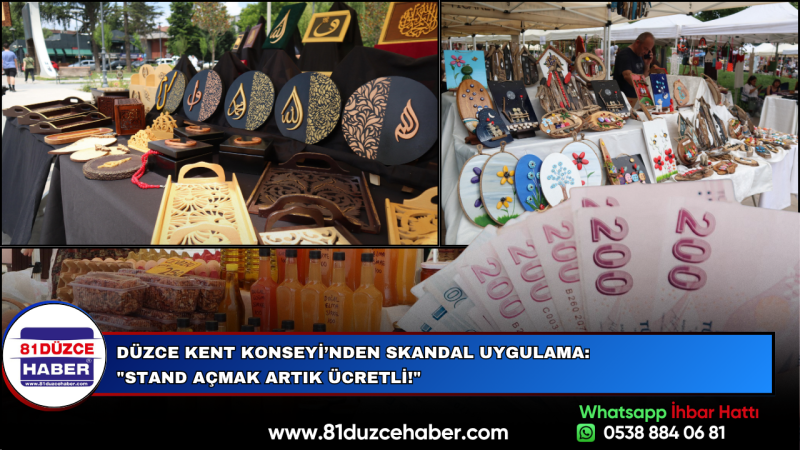 DÜZCE KENT KONSEYİ’NDEN SKANDAL UYGULAMA: 