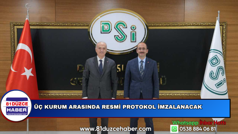 ÜÇ KURUM ARASINDA RESMİ PROTOKOL İMZALANACAK
