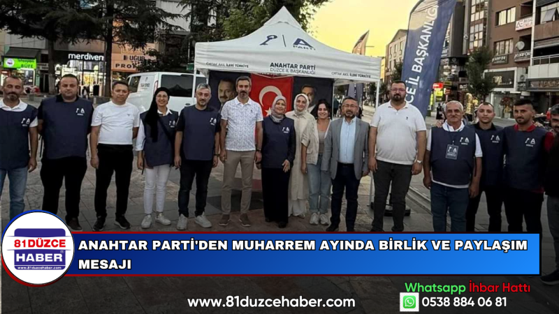 Anahtar Parti'den Muharrem Ayında Birlik ve Paylaşım Mesajı