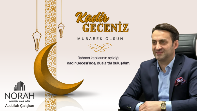 NORAH İNŞAAT KADİR GECESİ REKLAM İLANI