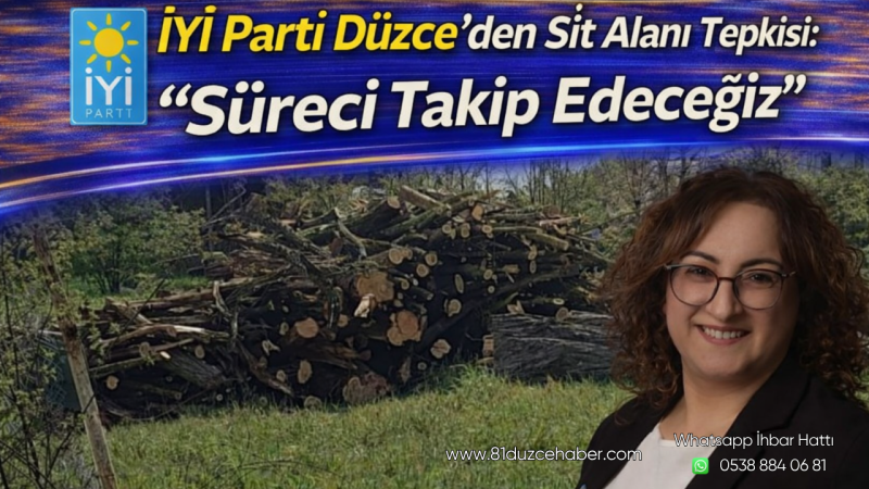 İYİ Parti Düzce’den Sit Alanı Tepkisi: “Süreci Takip Edeceğiz”