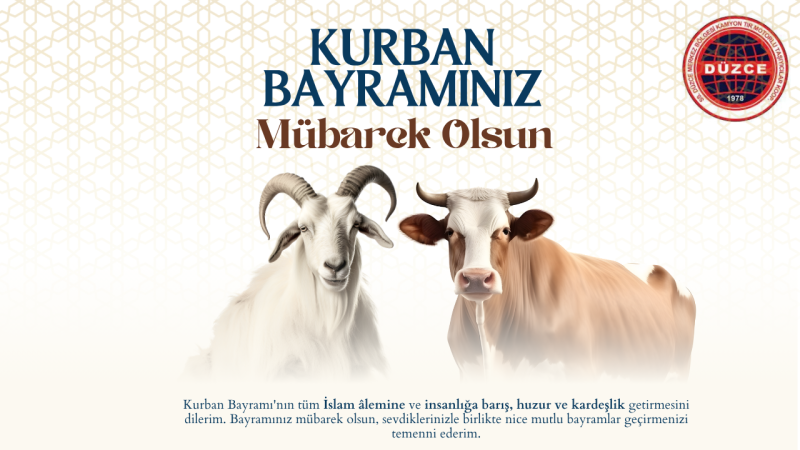 KAMYONCULAR KOOP. KURBAN BAYRAMI REKLAM  MESAJI