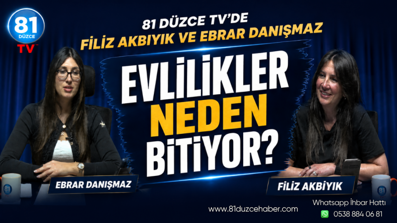 81 Düzce TV’de Filiz Akbıyık ve Ebrar Danışmaz, 