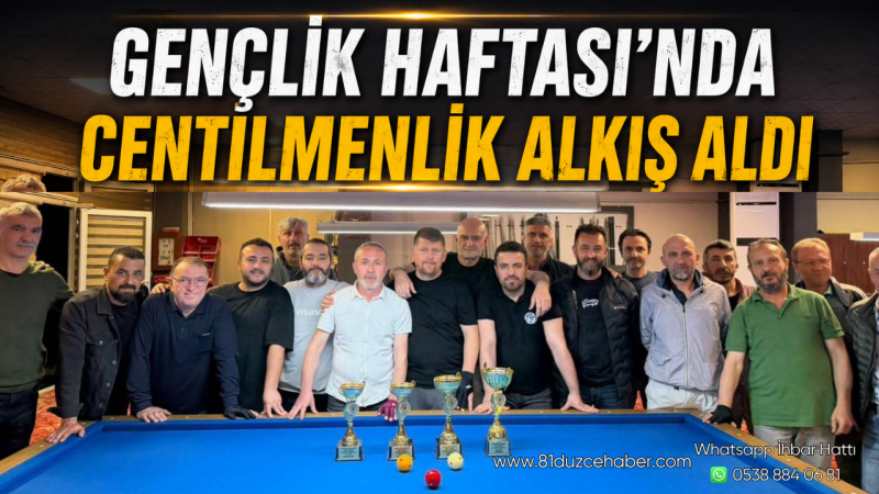 Gençlik Haftası’nda Centilmenlik Alkış Aldı
