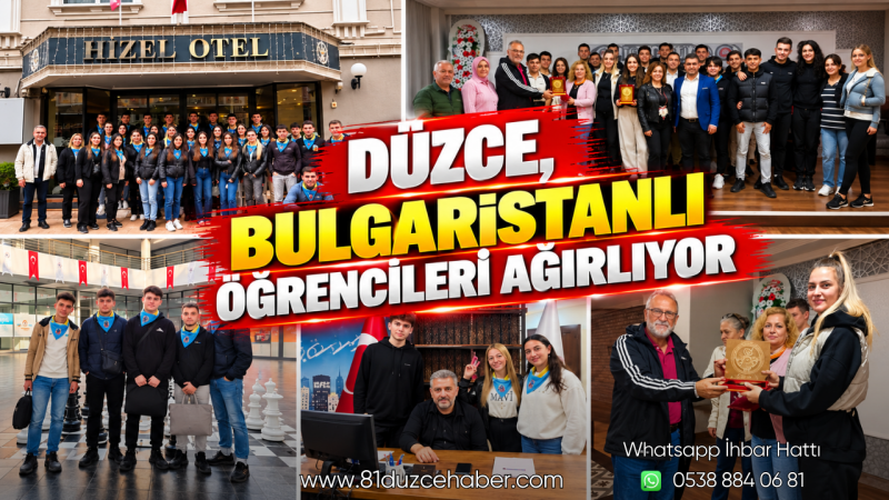 Düzce, Bulgaristanlı Öğrencileri Ağırlıyor