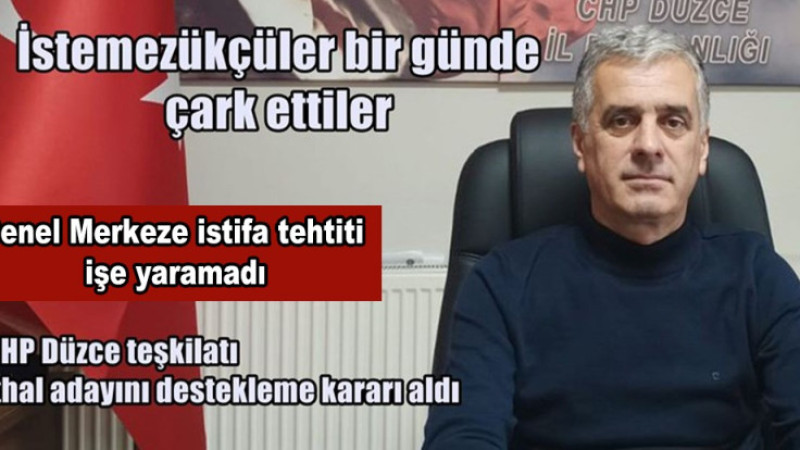 İSTEMEZÜKÇÜLER BİR GÜNDE ÇARK ETTİLER