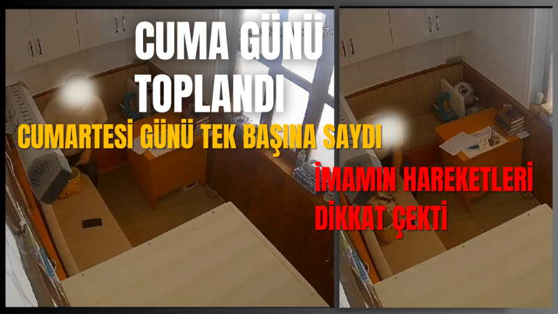 GÜVENLİK KAMERASINA YANSIDI