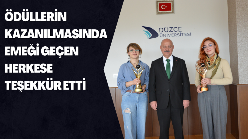 Düzce Üniversitesi Rektörü TRT Geleceğin İletişimcileri Yarışması’nda  Öğrencilerle  Buluştu