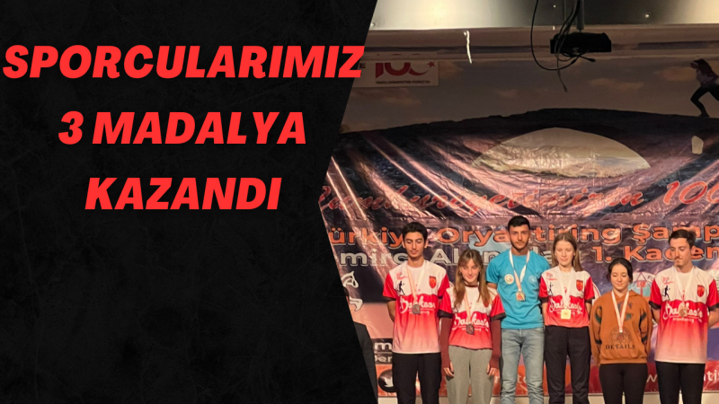 ORYANTİRİNGDE 3 MADALYA