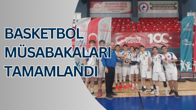 Genç Erkekler Basketbolda Birinci Belli Oldu