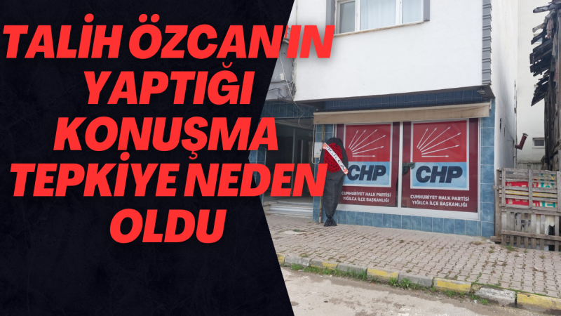 CHP İLÇE BAŞKANLIĞI KAPISINA SİYAH ÇELENK