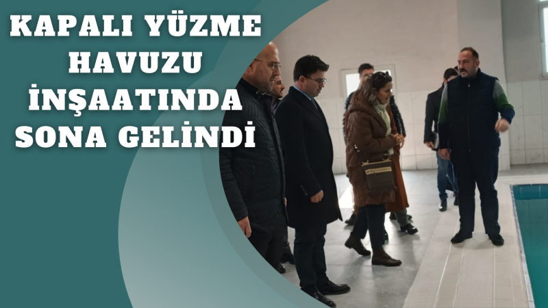 Müdür Yazıcı Yüzme Havuzunu İnceledi