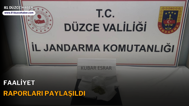 FAALİYET RAPORLARI PAYLAŞILDI