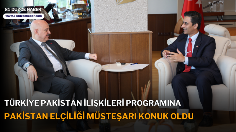 Türkiye Pakistan İlişkileri Programına Pakistan Elçiliği Müsteşarı Konuk Oldu