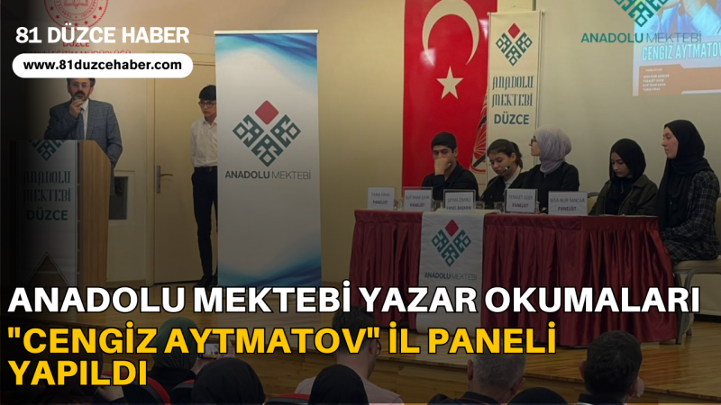 ANADOLU MEKTEBİ YAZAR OKUMALARI 