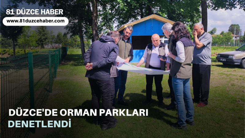 Düzce'de Orman Parkları Denetlendi