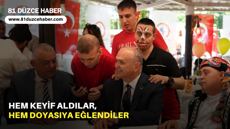 HEM KEYİF ALDILAR, HEM DOYASIYA EĞLENDİLER