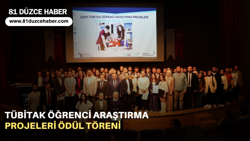 TÜBİTAK Öğrenci Araştırma Projeleri Ödül Töreni